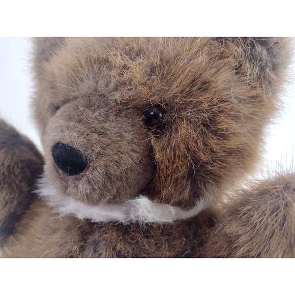 Plush Vintage Brown Teddy Bear By Pennington Stuffed Animal Display Kids Toy - Picture 5 of 7